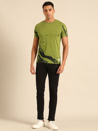 Being Human Printed Pure Cotton T-shirt
