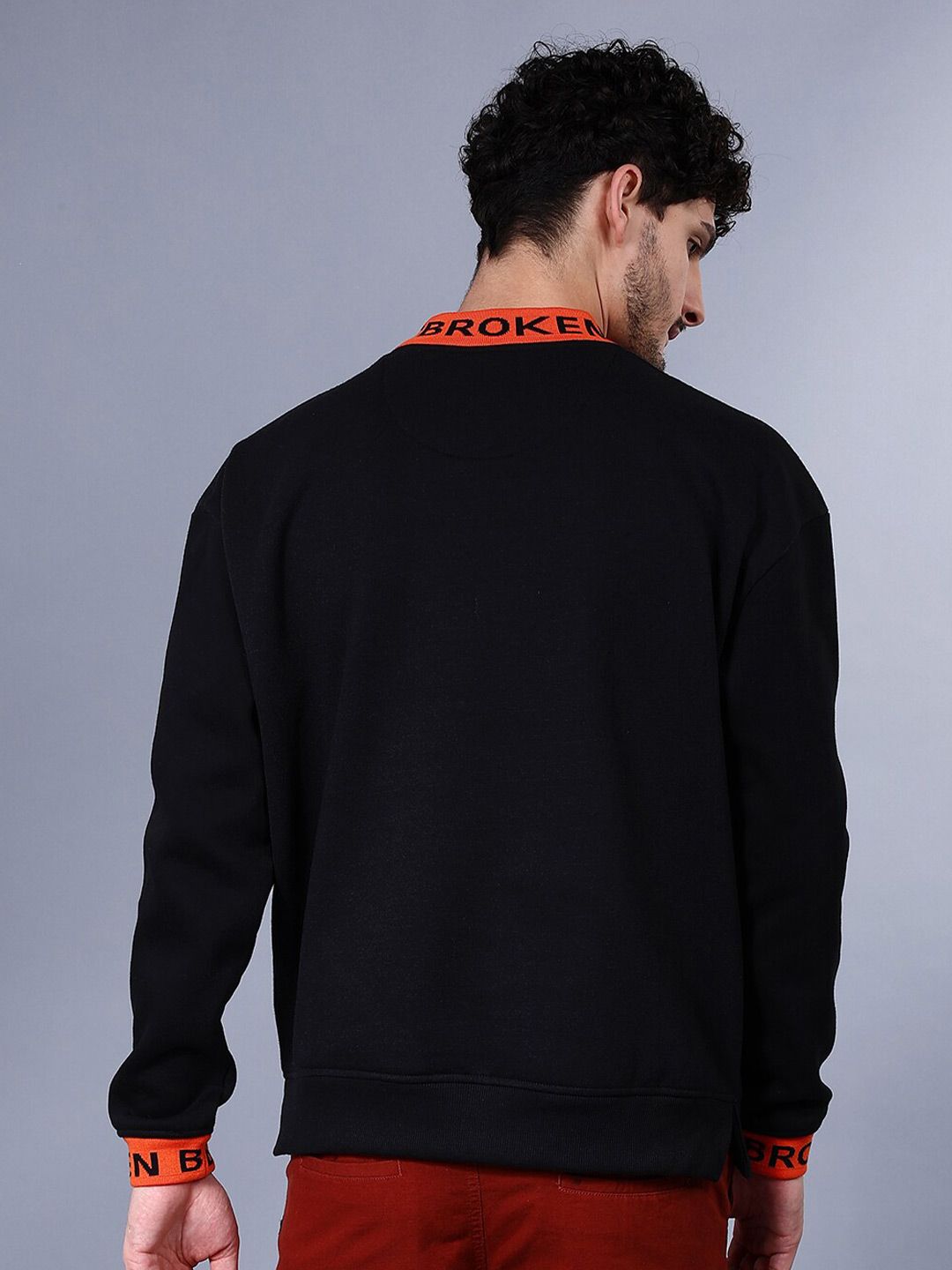 The Indian Garage Co Typography Printed Pullover Sweatshirt