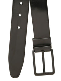 Teakwood Leathers Men Textured Leather Reversible Formal Belt