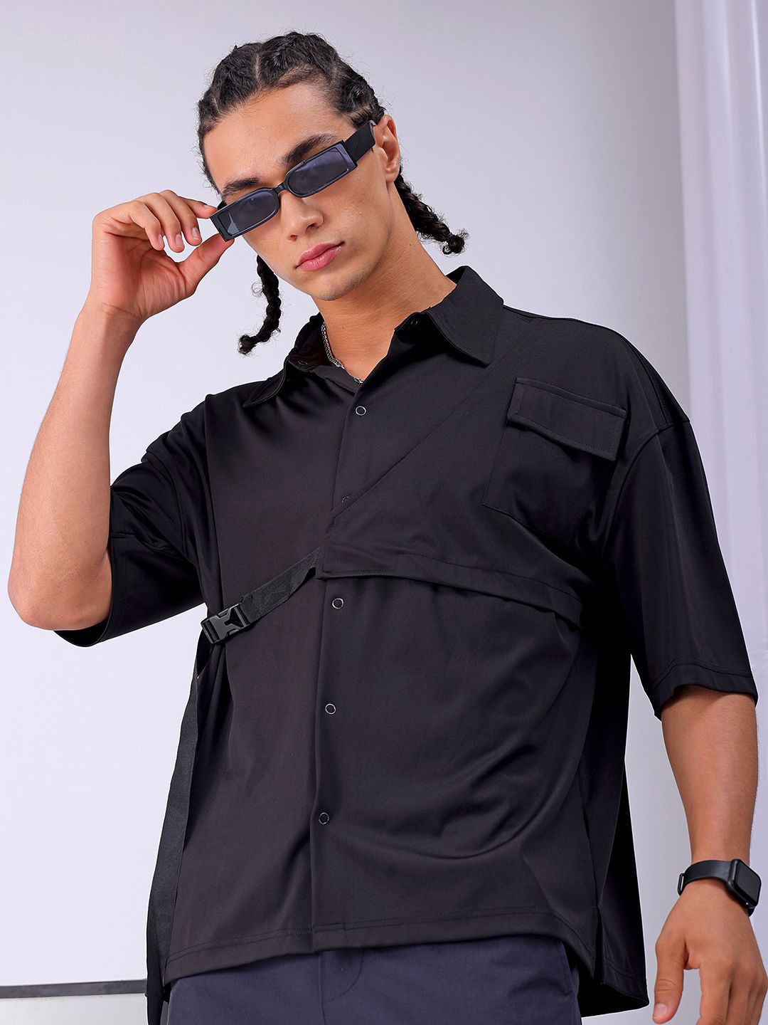 The Indian Garage Co Men Boxy Opaque Casual Shirt