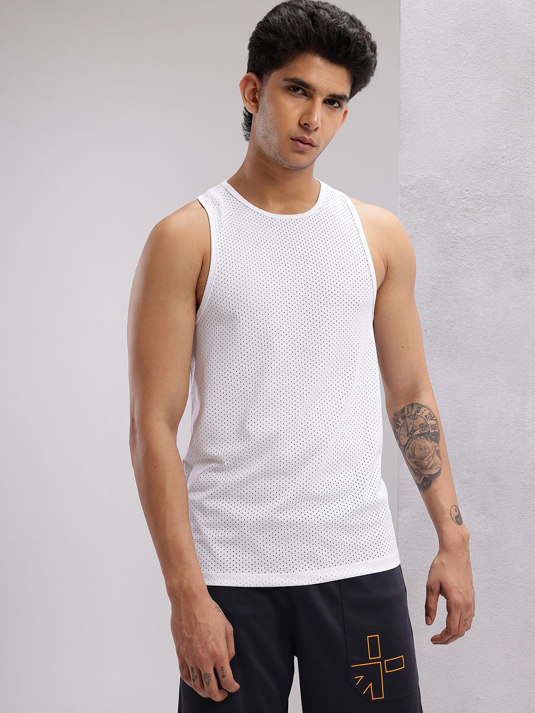 HRX by Hrithik Roshan Perforated Rapid-Dry Training T-shirt