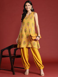 Anouk Floral Printed Kurta with Salwar
