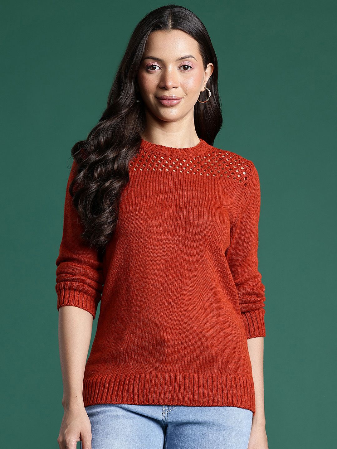 DressBerry Open-Knit Sweaters