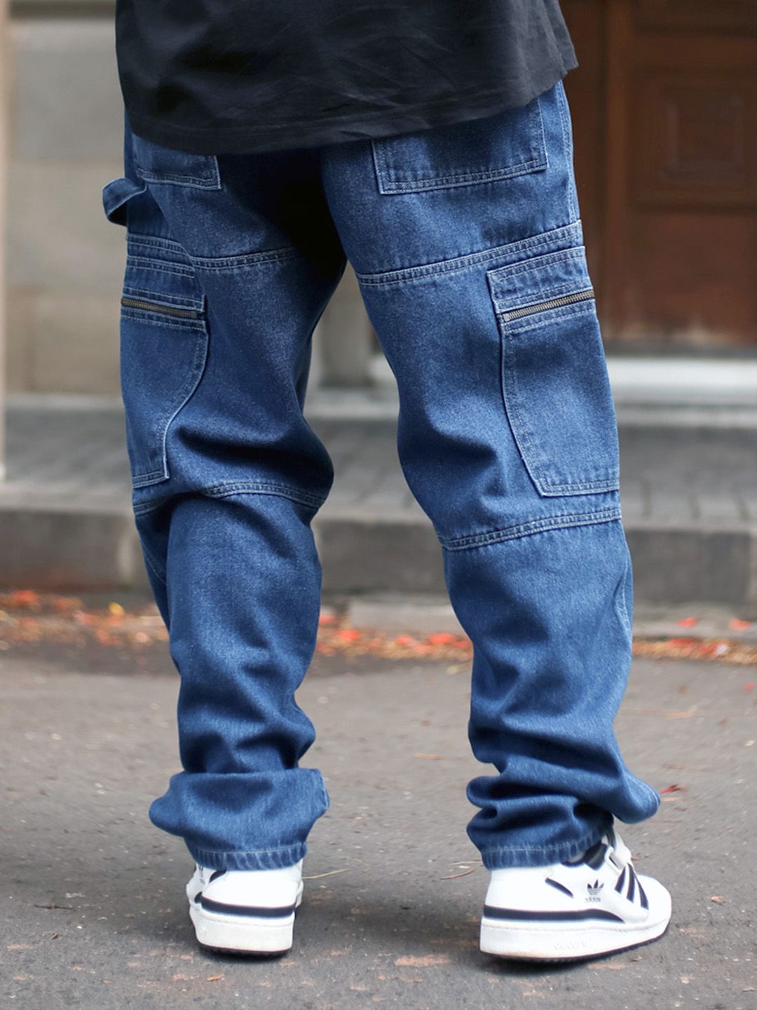 Powerlook Men Mid-Rise Boyfriend Fit Clean Look Light Fade Jeans
