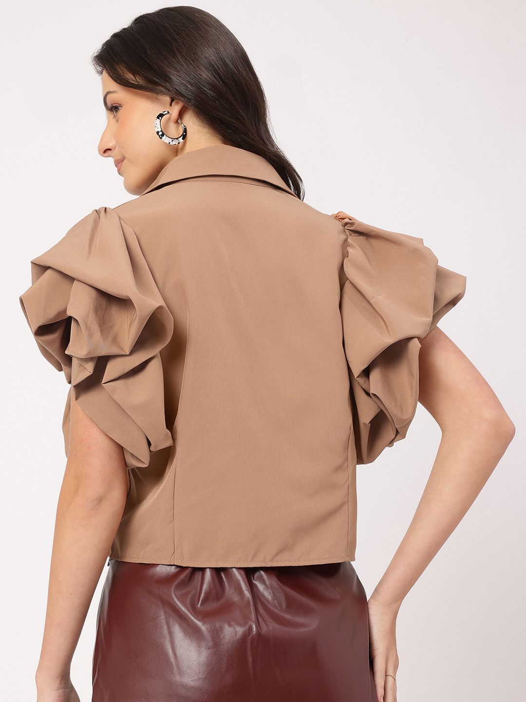 DressBerry Fairycore Fashionable Power-Puff Sleeve Shirt