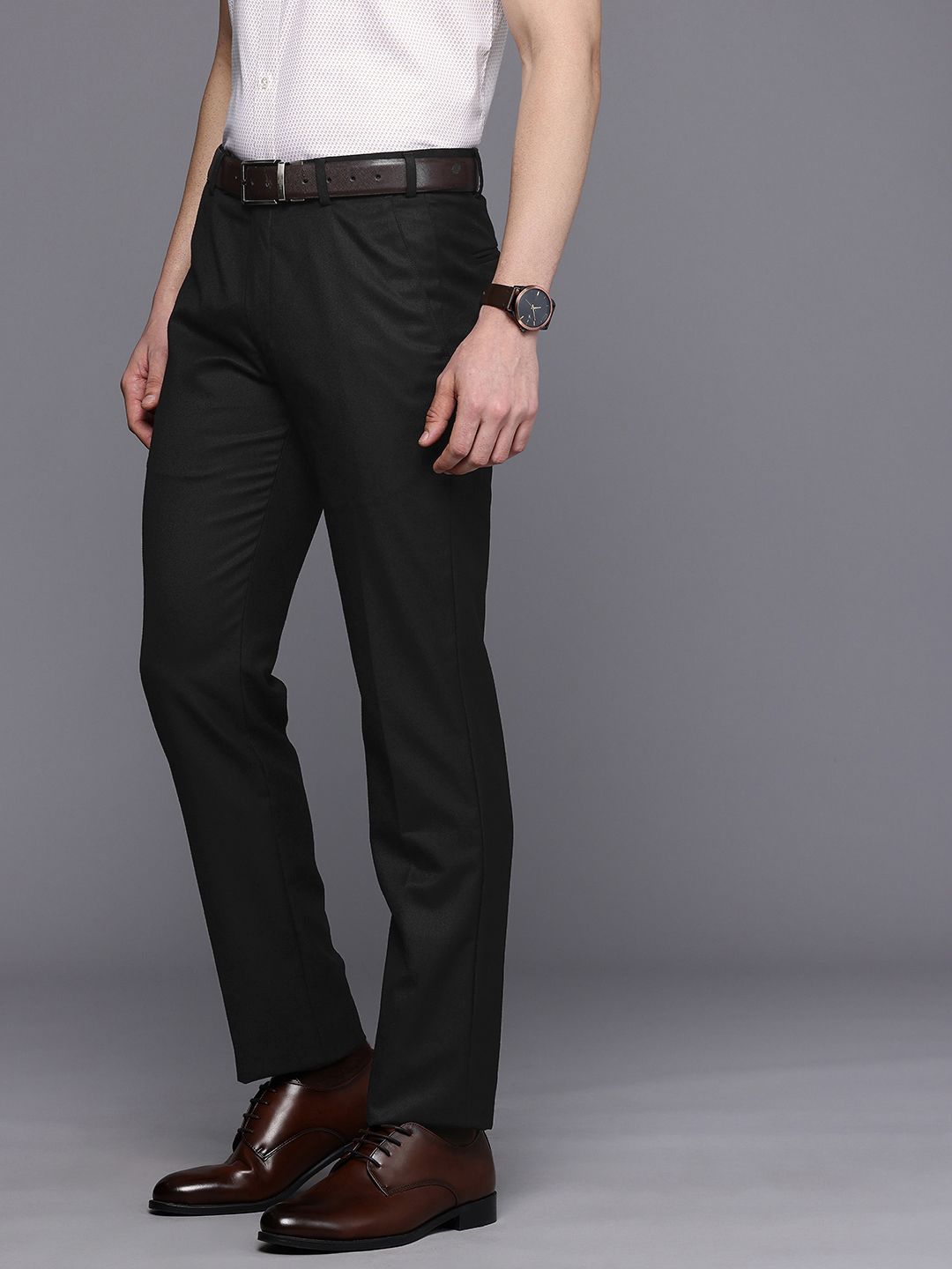 Raymond Men Slim Fit Formal Trousers