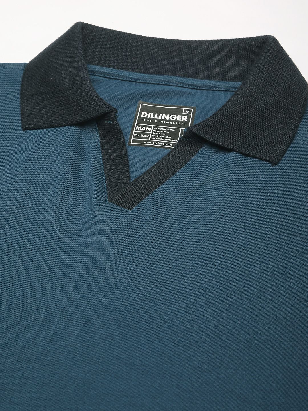 DILLINGER Men Short Sleeve Regular Fit Solid Polo Tshirt