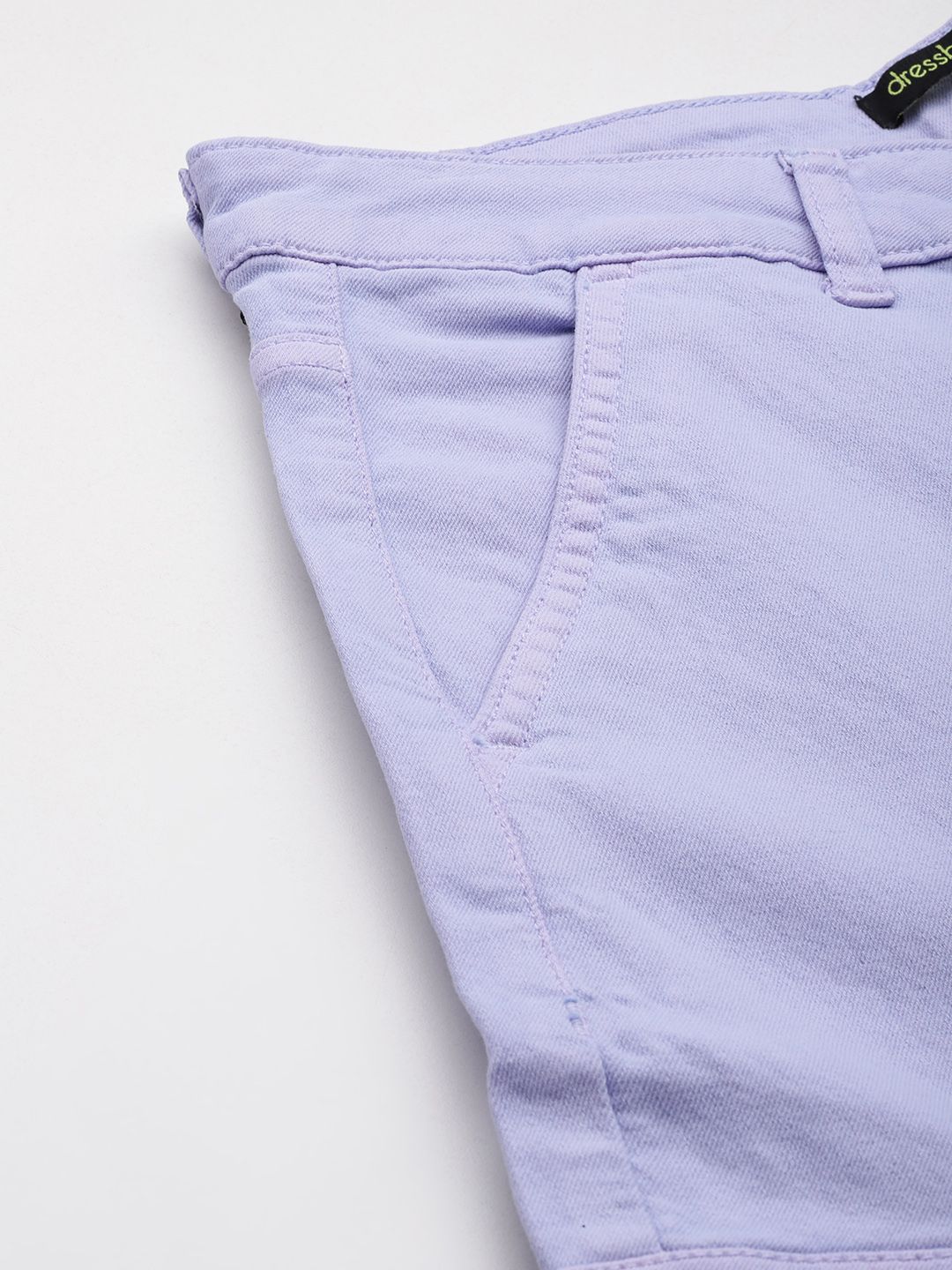DressBerry Women Straight Fit Stretchable Cargo Jeans