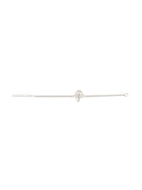 Voylla Silver-Toned Bracelet Style Rakhi