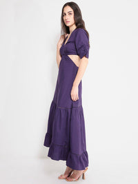Rareism Cut Out Maxi Dress