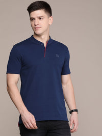 French Connection Henley Neck Pure Cotton T-shirt