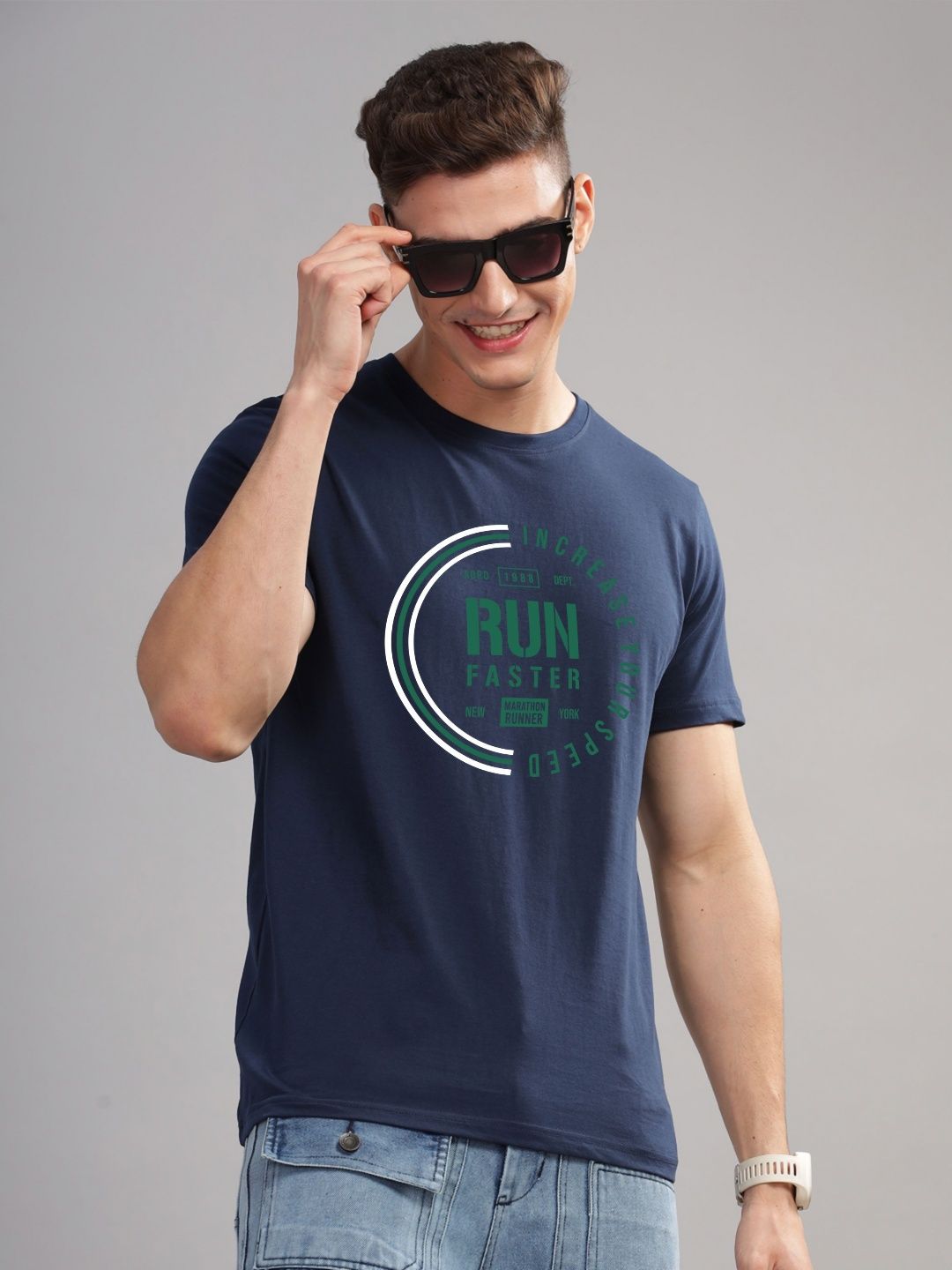 ADRO Men Printed T-shirt