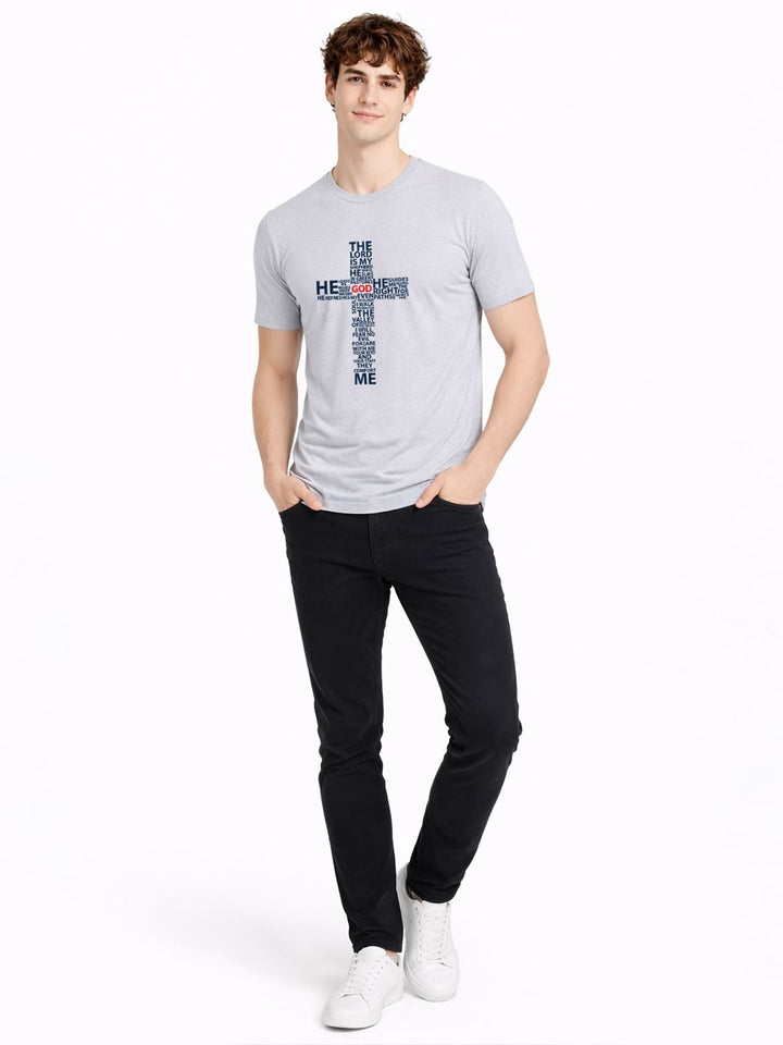 ADRO Typography Printed Round Neck Short Sleeves Regular Fit Pure Cotton T-shirt