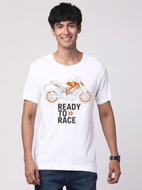 ADRO Men Graphic Printed Round Neck Cotton T-shirt