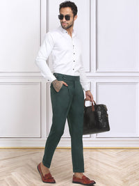 KLOTTHE Men Slim Fit Gurkha pants