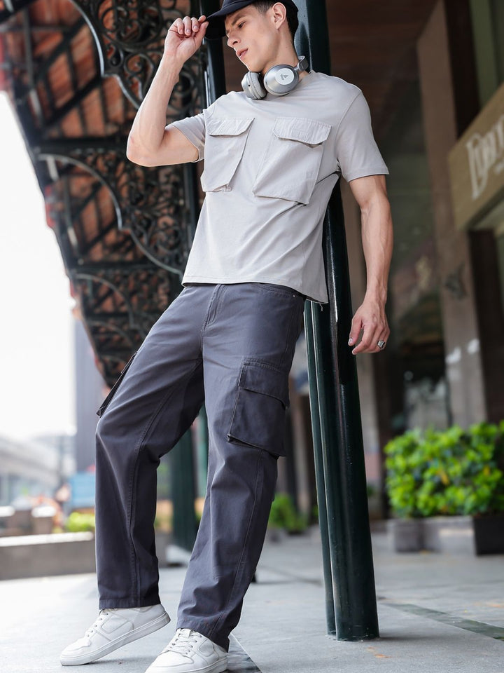 Eszett Men Easy Wash Cargos Seluar