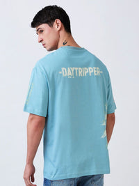 SPYKAR Men Floral Printed Round Neck Cotton Relaxed Fit T-shirt