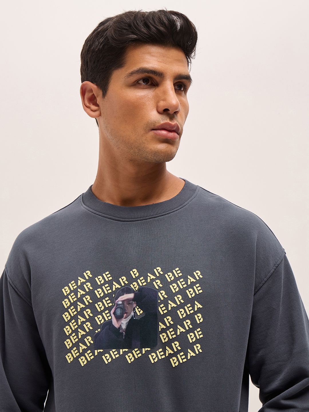 THE BEAR HOUSE Men Graphic Print Sweatshirt