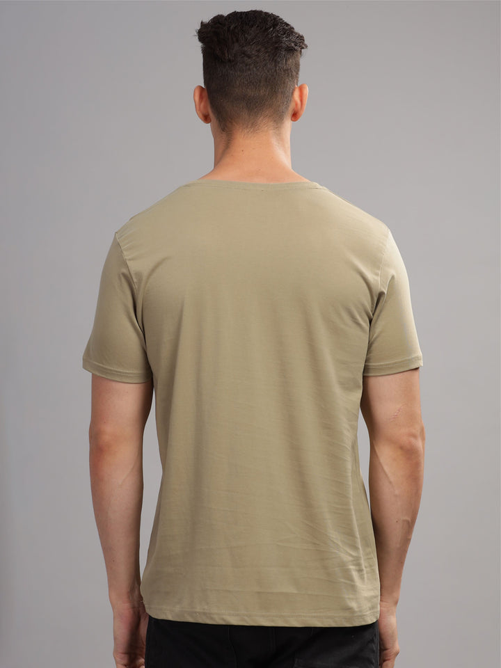 ADRO Men Graphic Printed Round Neck Cotton T-shirt