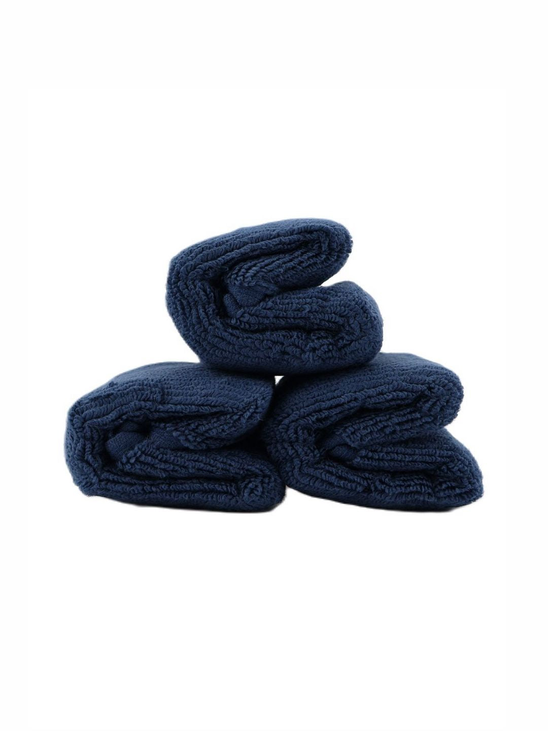 BOMBAY DYEING Blue 3 Pcs Pure Cotton 650 GSM  Face Towel