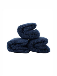 BOMBAY DYEING Blue 3 Pcs Pure Cotton 650 GSM  Face Towel