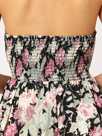 DressBerry Dreamy Drape Halter Neck Floral Maxi Dress