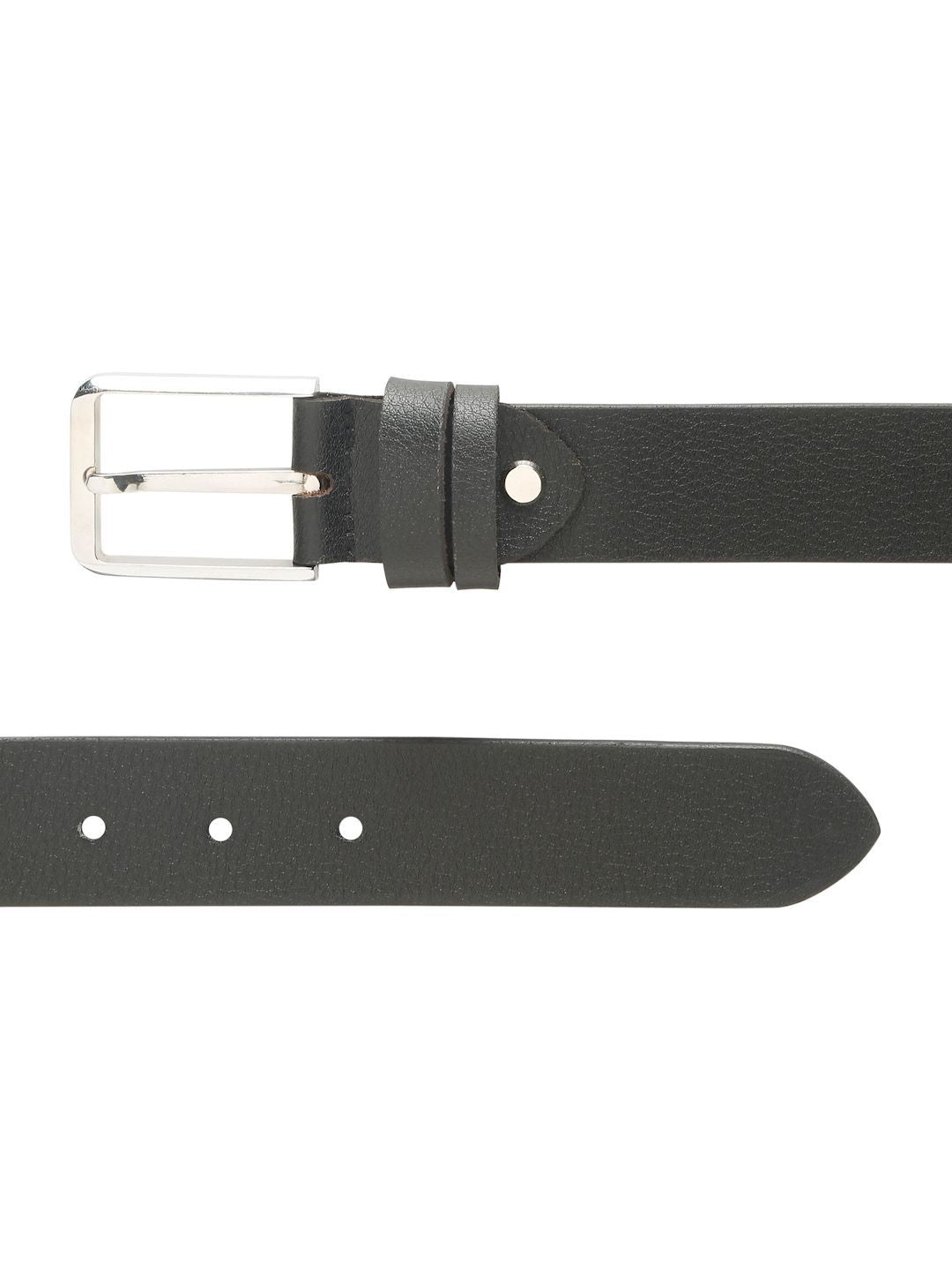 Teakwood Leathers Men Textured Leather Belt