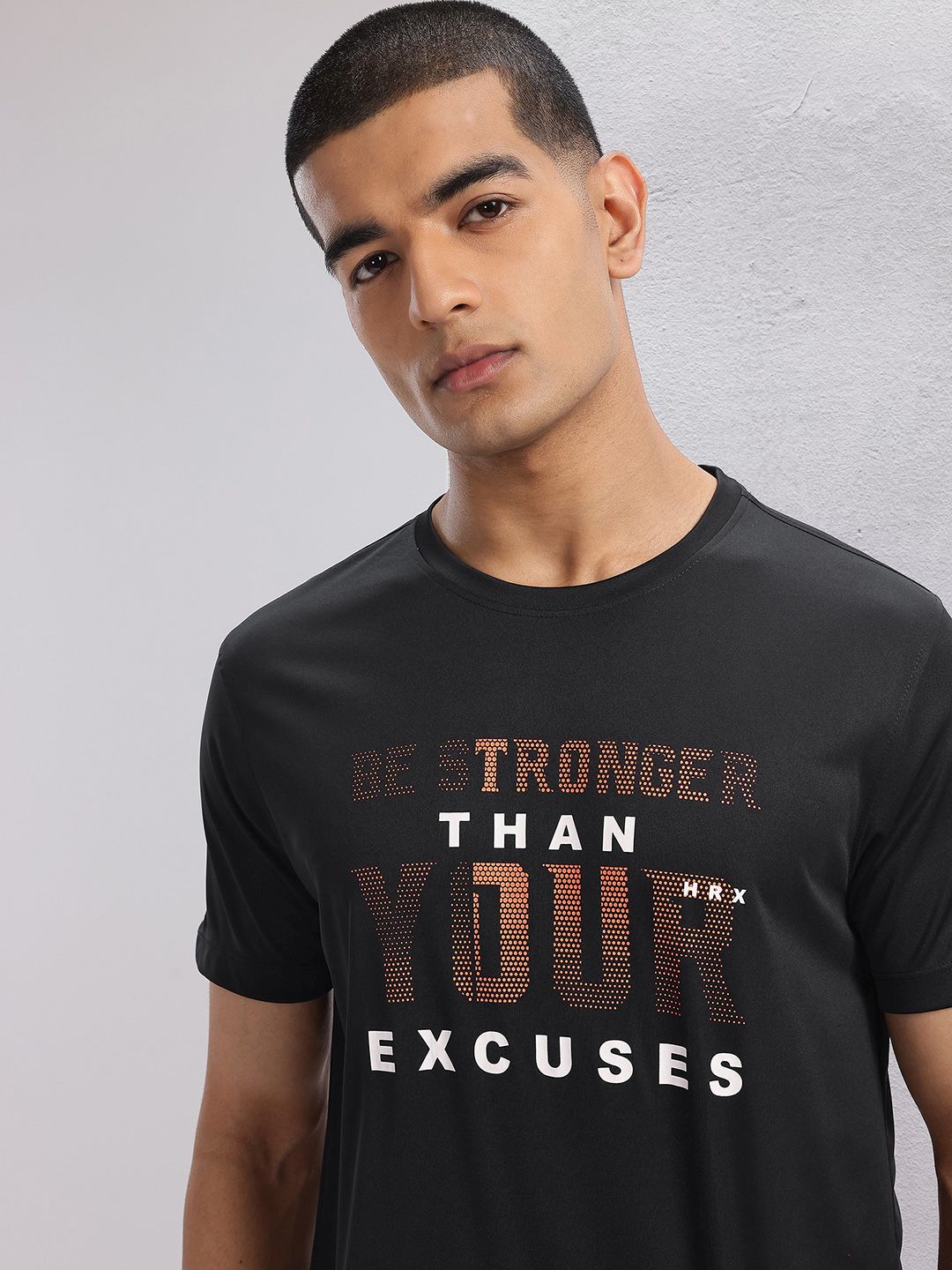 HRX by Hrithik Roshan Printed Rapid-Dry Training T-shirt