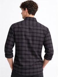 ADRO Men Standard Tartan Checks Baju Kasual Berpetak