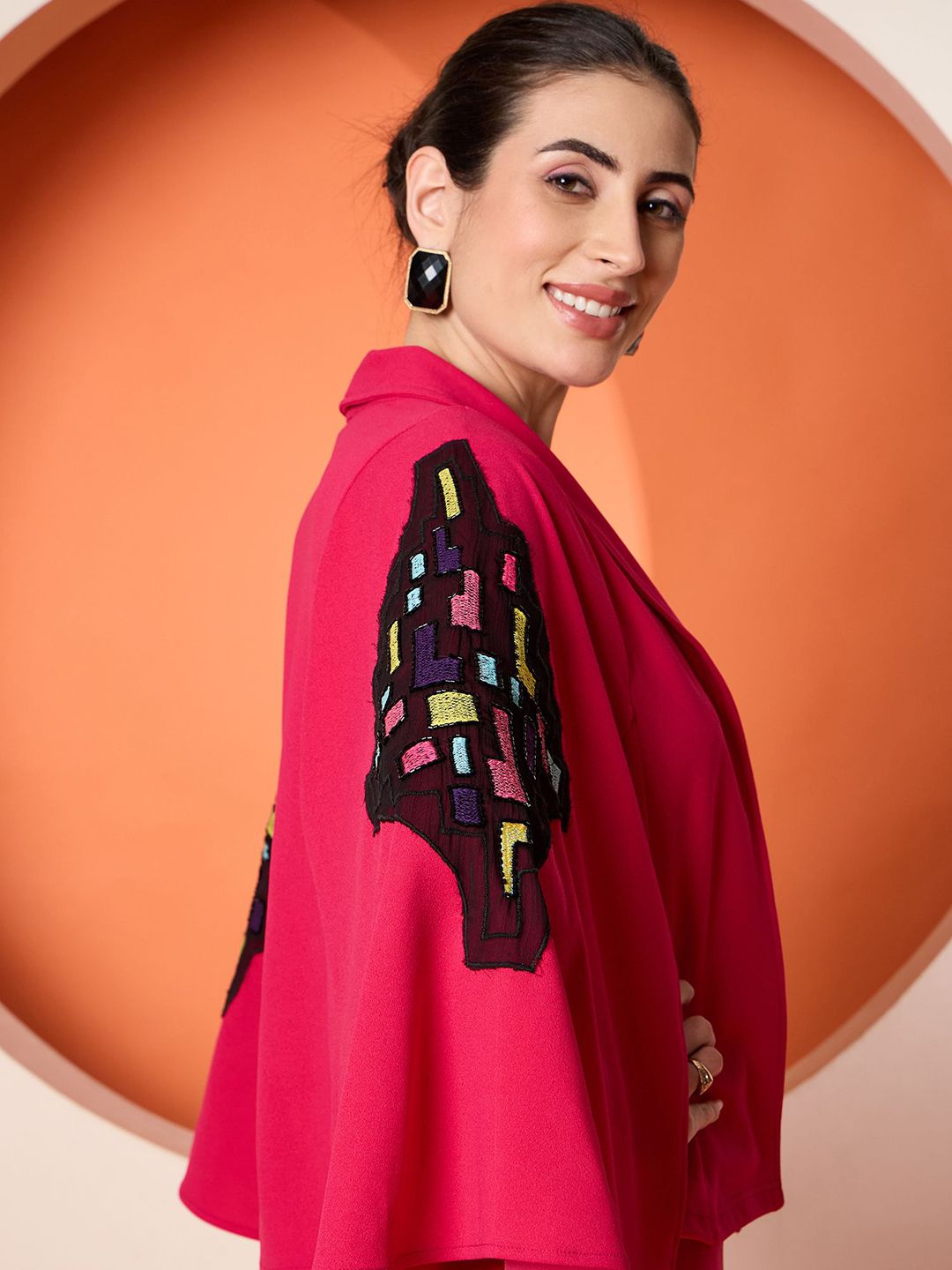 Antheaa Top & Skirt With Jacket