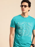 Being Human Abstract Printed Pure Cotton T-shirt