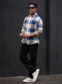 Powerlook Men Buffalo Checks Opaque Checked Casual Shirt