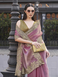 Tikhi Imli Embroidered Saree