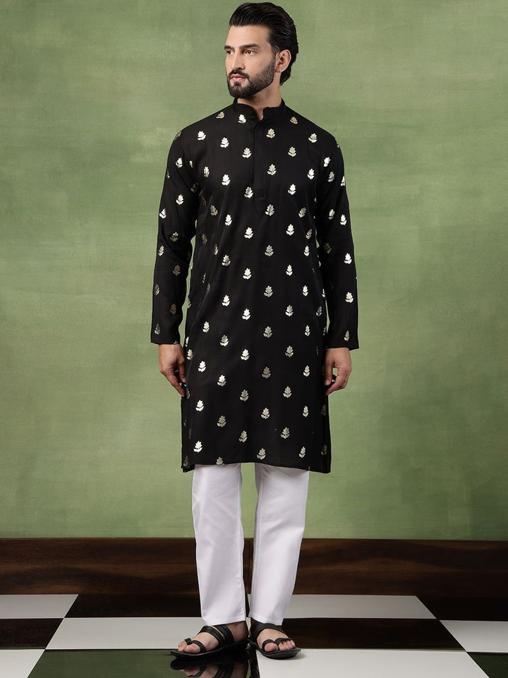 SOJANYA Men Floral Printed Kurta