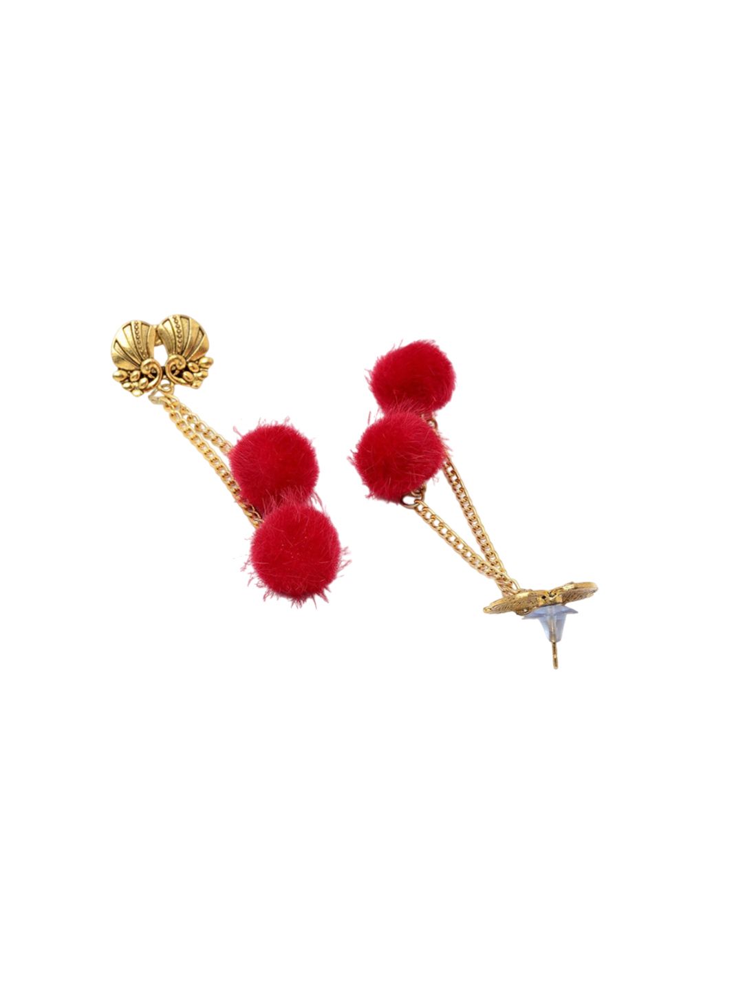 Anting-anting Drop Kontemporari Anouk Saduran Emas
