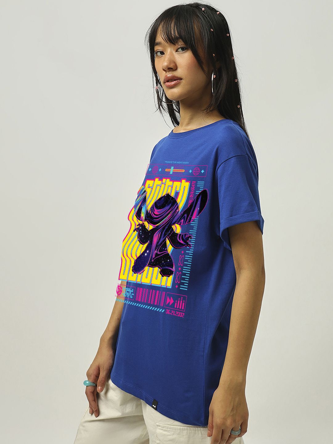 Bewakoof Women Lilo & Stitch T-Shirt
