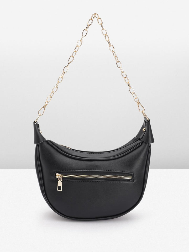 DressBerry Quilted Structured Shoulder Bag