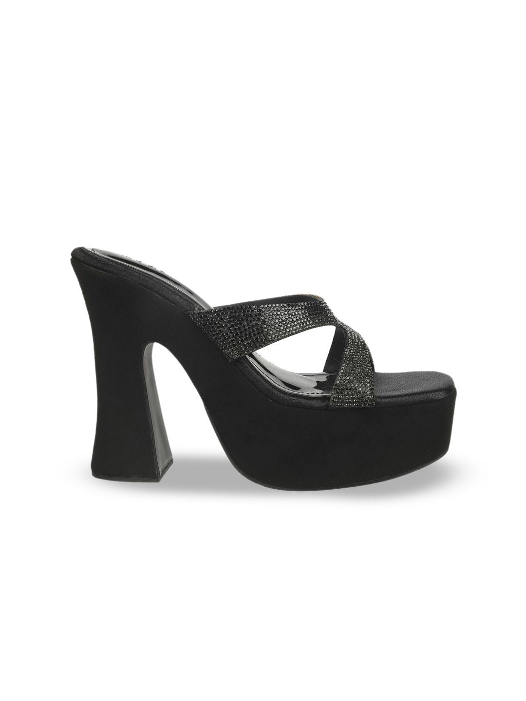 Mochi Embellished Block Sandals