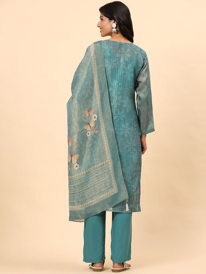 Mamicha Women Ethnic Motifs Printed Regular Pure Cotton Kurta with Palazzos & With Dupatta