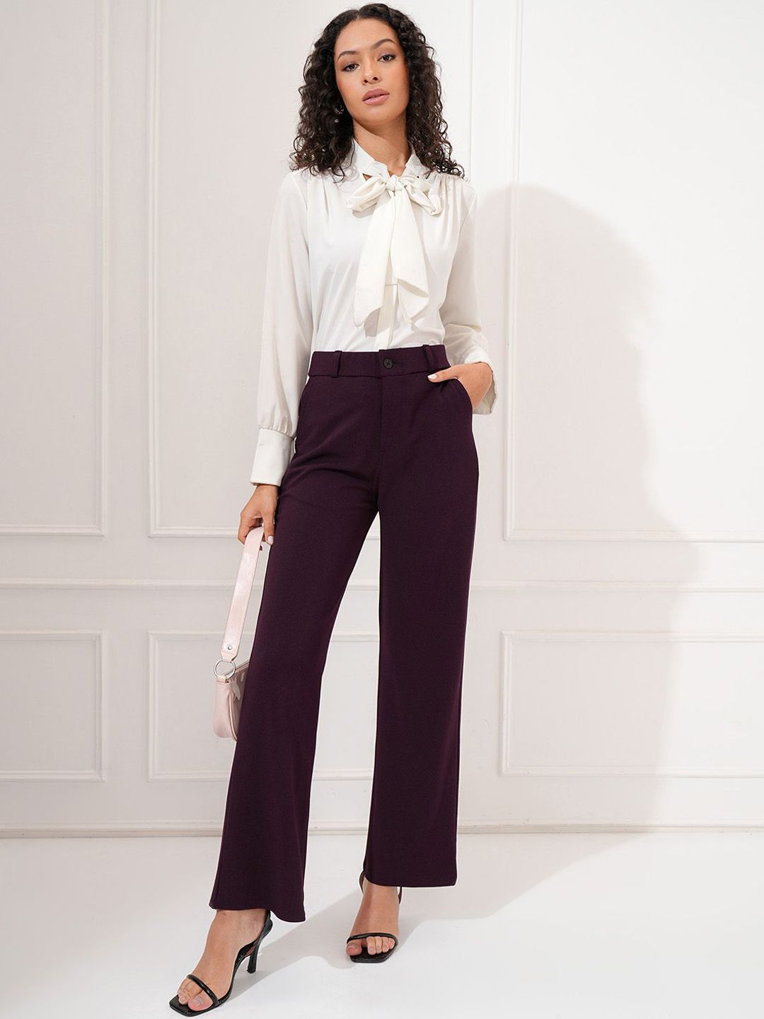 Tokyo Talkies Women Straight Fit Trousers