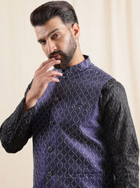 Anouk Men Ikat Bercetak Kurta Biasa dengan Piyama