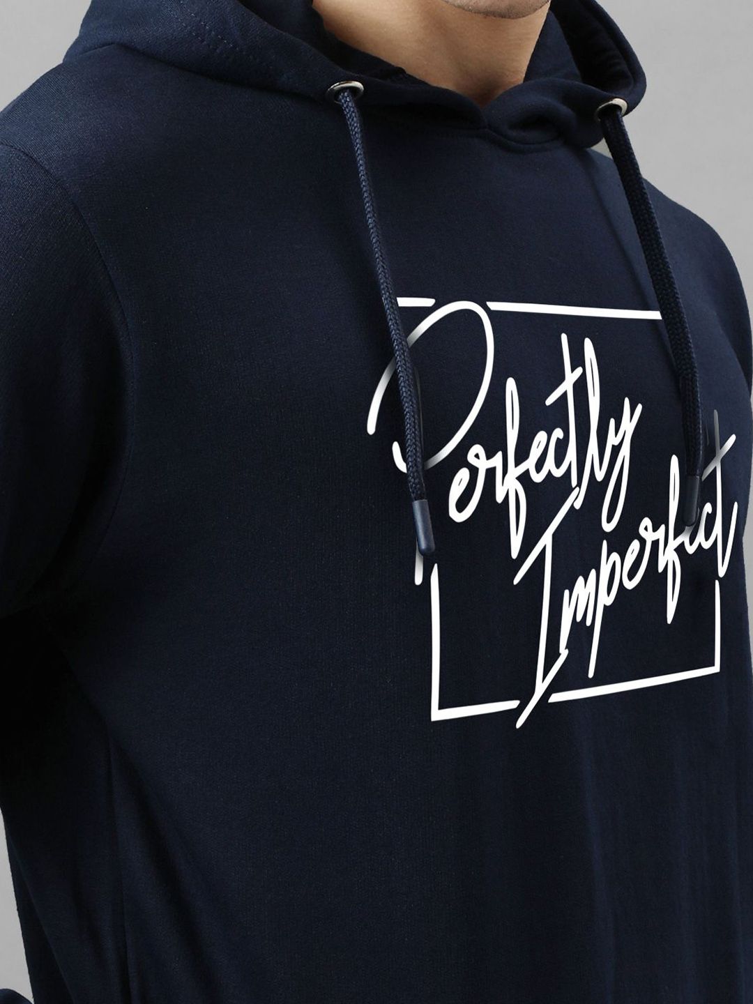 ADRO Men Printed Hooded Sweatshirt