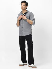 Urbano Fashion Men Full Sleeve Regular Fit Casual Denim Shirt