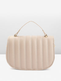 DressBerry Structured Quilted Satchel