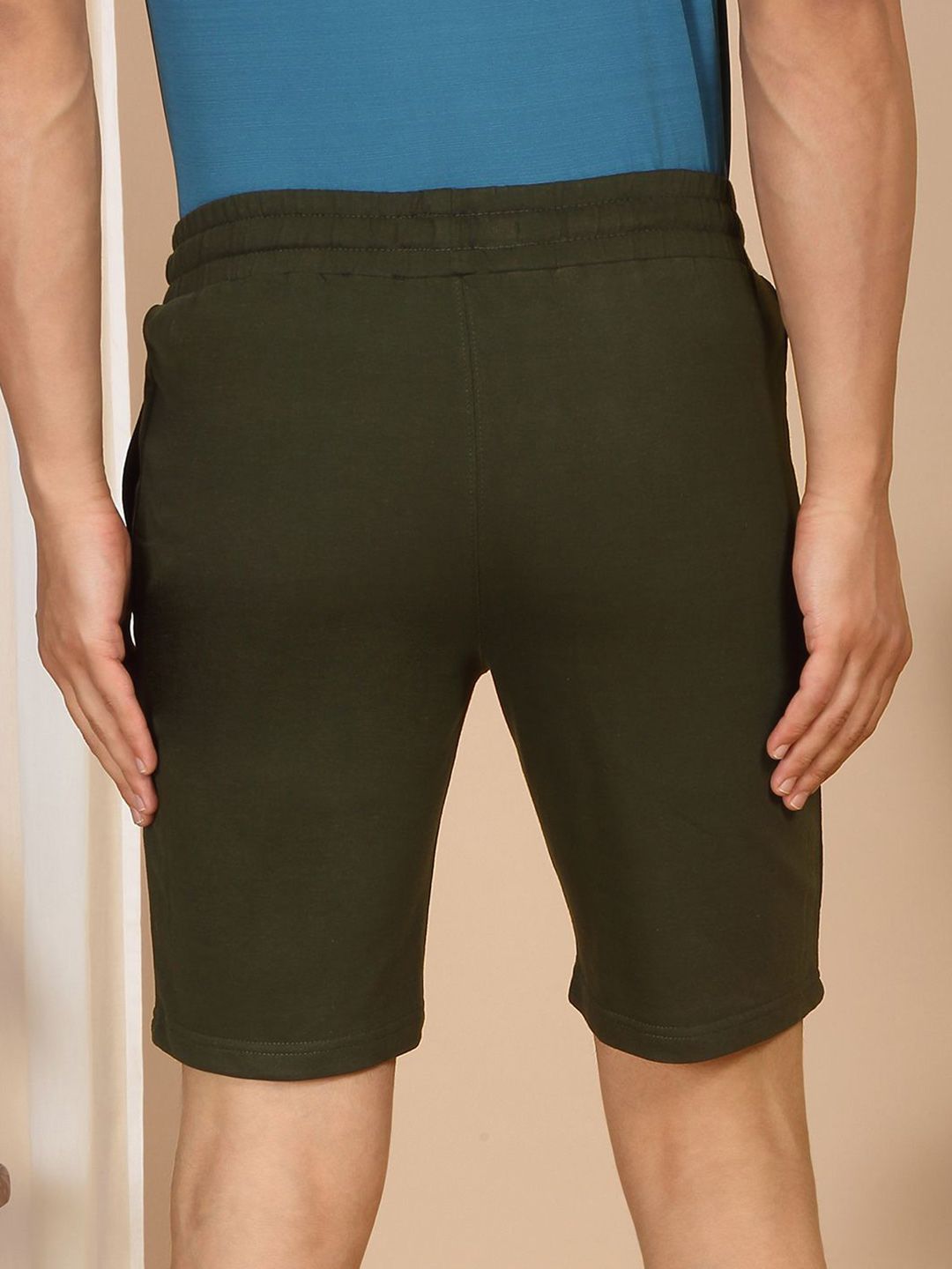 Sweet Dreams Men Cotton Mid-Rise Lounge Shorts