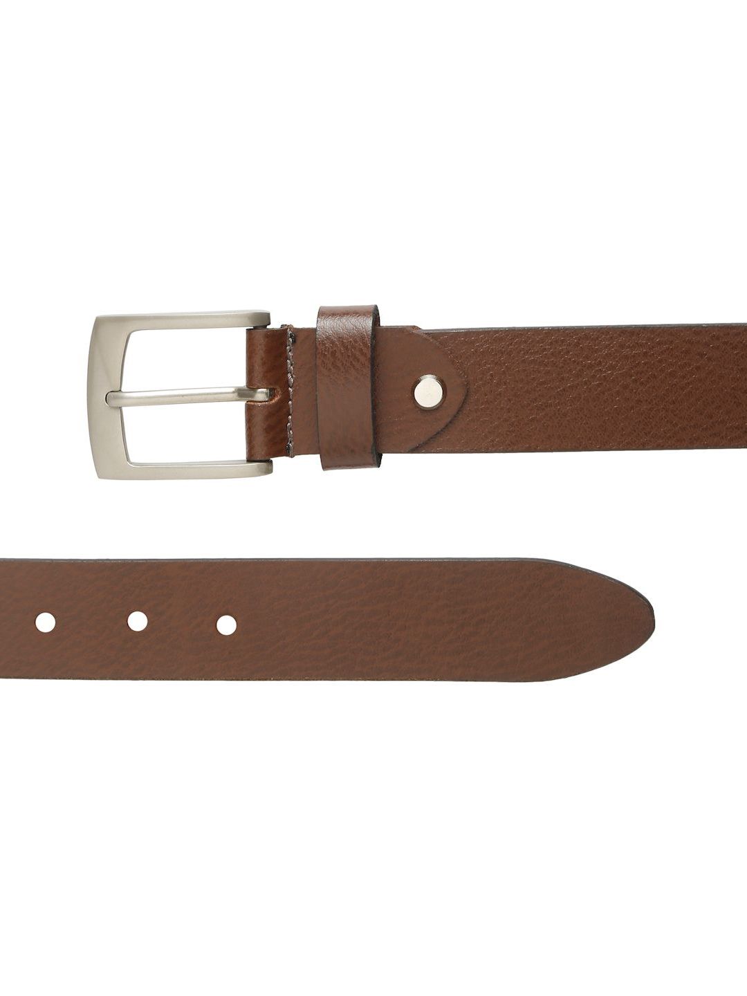 Teakwood Leathers Men Textured Leather Belt
