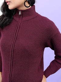 Tokyo Talkies Women Cable Knit Pullover