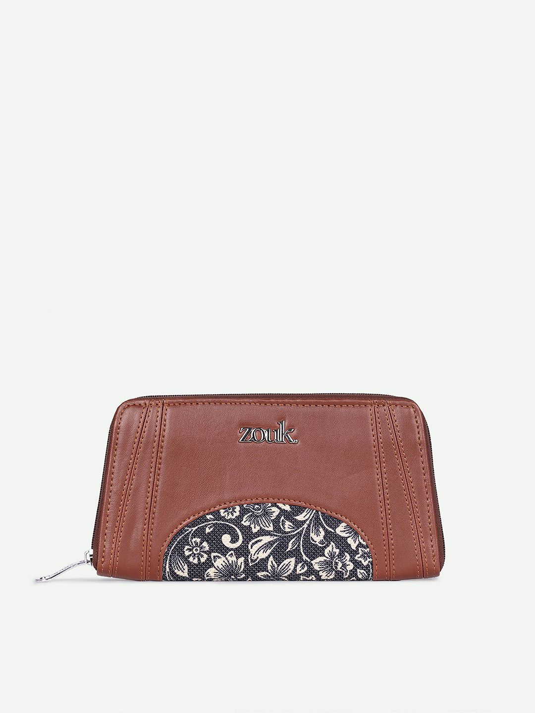 ZOUK Women Arika Zipper Wallet FloMotif