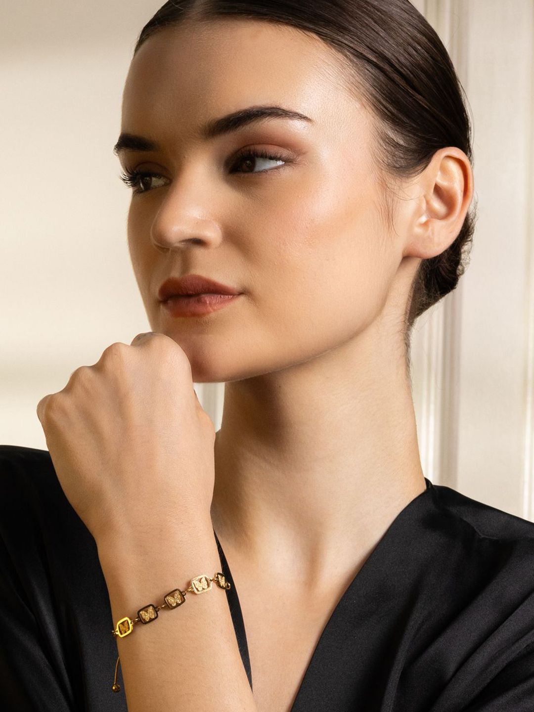 VOGUE PANASH Gold-Plated Charm Bracelet