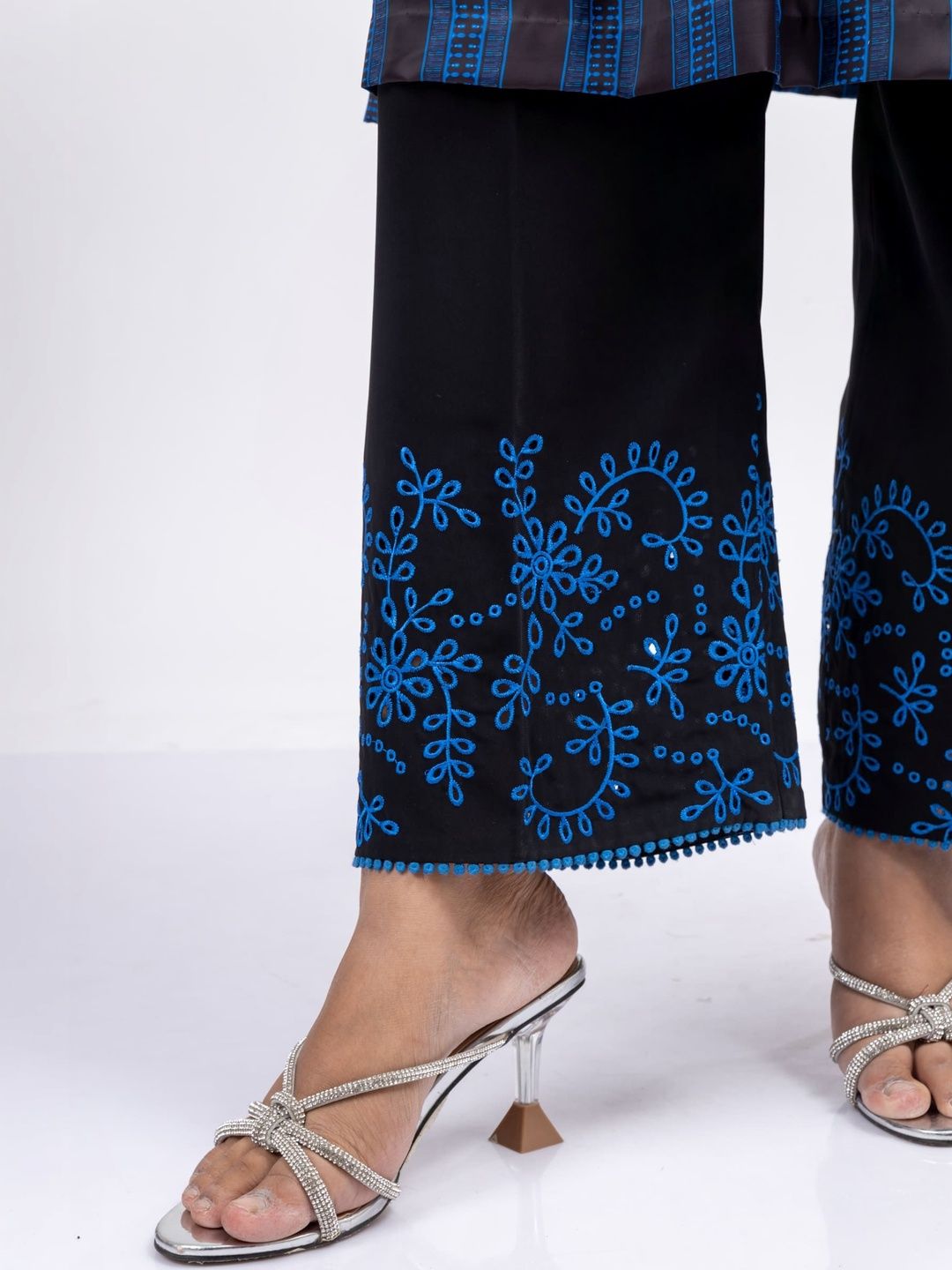 Mamicha Printed Round Neck Top & Trousers Co-Ords